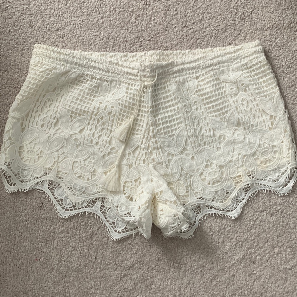 New Express lace boho shorts